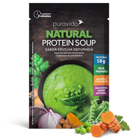NATURAL PROTEIN - SOUP VEGANO, ERVILHA DEFUMADA, ALTO TEOR DE PROTEÍNA 35g