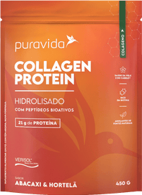 COLLAGEN PROTEIN - SABOR ABACAXI COM HORTELÃ 450g